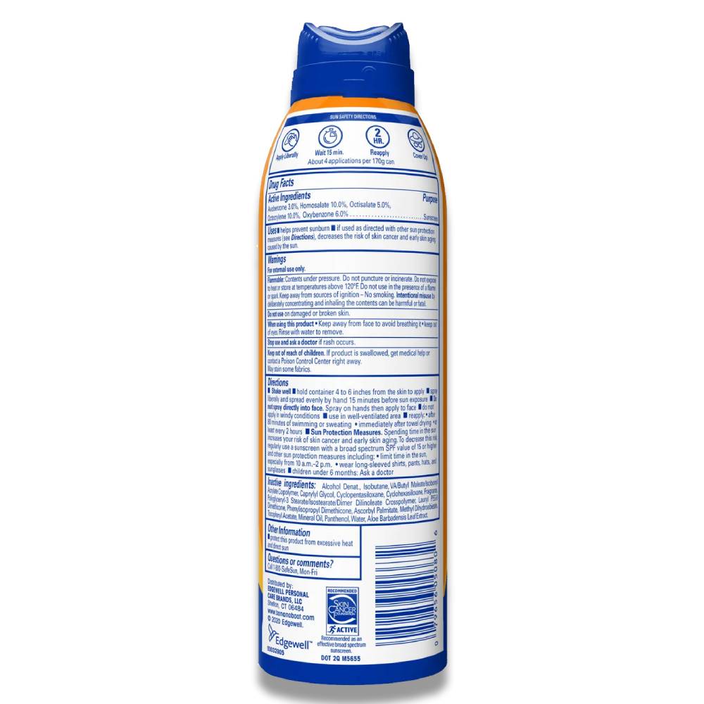 Banana Boat - Sport Ultra, Broad Spectrum Sunscreen Spray, SPF 100 - 6 Oz - 12 Pack